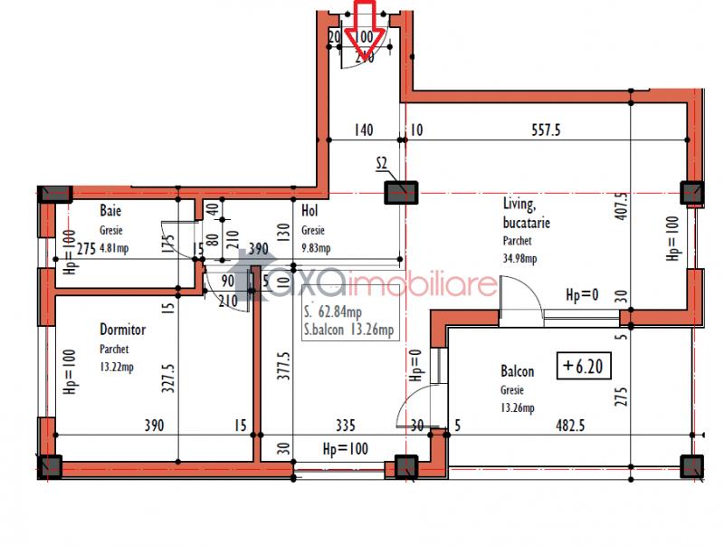 Apartament 2 camere de vanzare in Cluj-Napoca, cartier Marasti