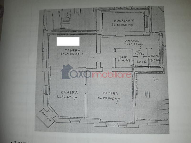 Apartment 3 rooms for sell in Cluj-napoca, ward Centru